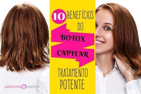 botox capilar no cabelo.